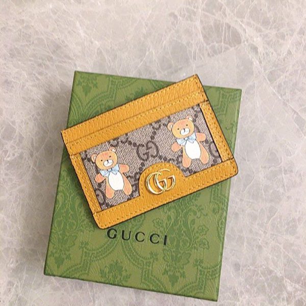 【グッチ】x KAIコラボ テディベア カードケース コピー660512 2YRAG 8695 - 画像 (6)