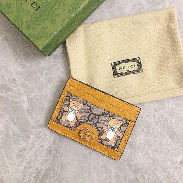 【グッチ】x KAIコラボ テディベア カードケース コピー660512 2YRAG 8695 - 画像 (7)