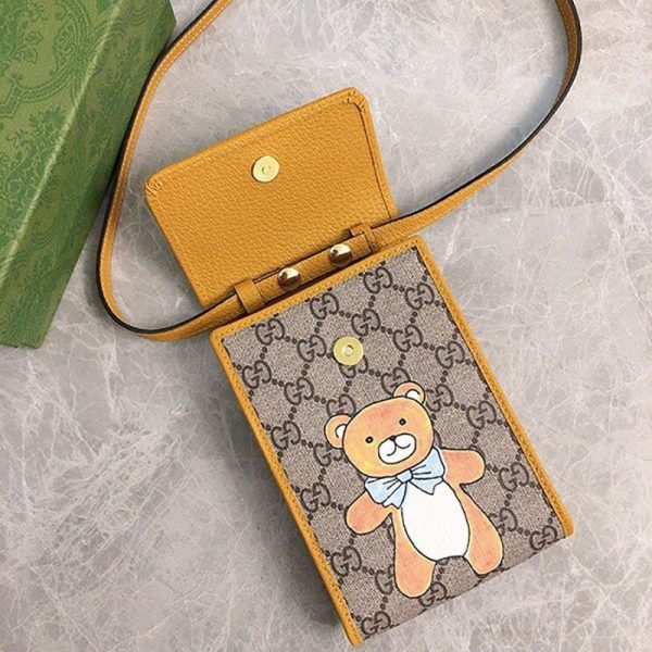大人気 限定コラボ★KAI x グッチ テディベア ミニバッグ偽物 660161 2YMAG 8695 - 画像 (4)