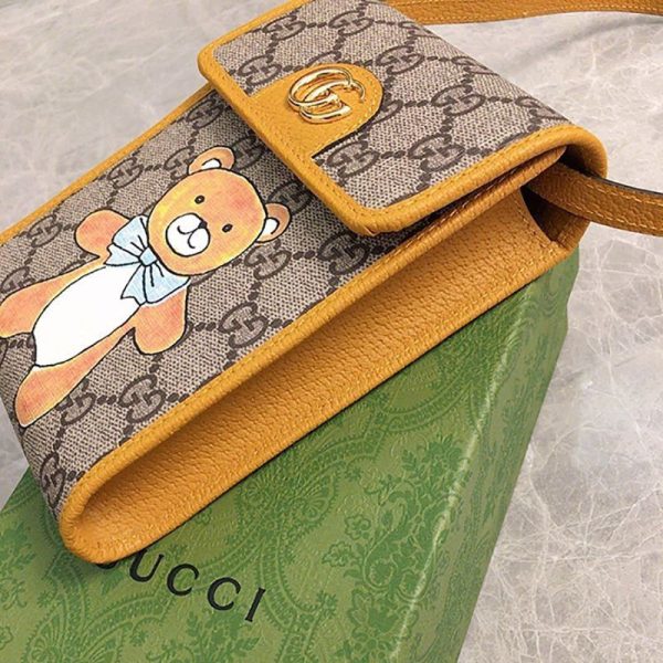大人気 限定コラボ★KAI x グッチ テディベア ミニバッグ偽物 660161 2YMAG 8695 - 画像 (7)