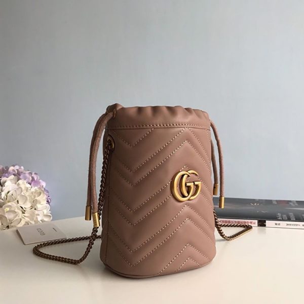 グッチGGマーモントミニ バケットバッグ偽物 ショルダーバッグ575163 DTDRT 5729 - 画像 (2)