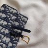 【奇跡の再入荷！即発送】ディオール オブリーク サドル 折り 財布 ブラック dep99842 - 画像 (8)