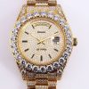 希少色 ロレックス 時計 スーパーコピー デイデイト 39MM メンズ シャンパン 全面ダイヤド roh66055 - 画像 (4)