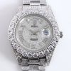 送料込 ロレックス 時計 コピー 39MM メンズ シルバー 全面ダイヤ デイデイト rom34702 - 画像 (4)