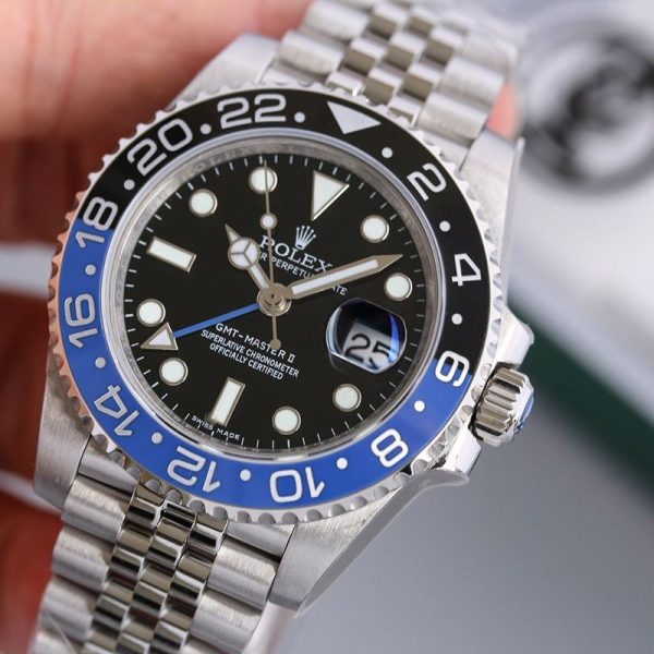 日本未入荷ロレックス GMTマスター2 偽物 自動巻き ステンレススチール メンズ ブラック 126710BLNR - 画像 (3)