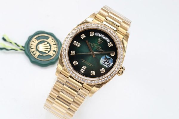 大人気！ロレックス デイデイト 腕時計 スーパーコピー 36mm 128348RBR - 画像 (3)