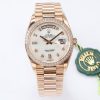 ★日本!!人気！ロレックス 時計 偽物 デイデイト ホワイト 36mm rou61653 - 画像 (2)