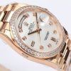 ★日本!!人気！ロレックス 時計 偽物 デイデイト ホワイト 36mm rou61653 - 画像 (4)