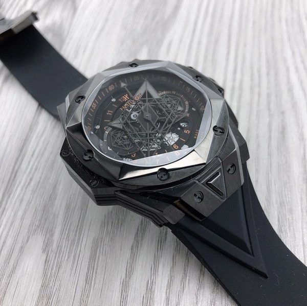 大人気！ウブロ 時計 偽物 ビッグバン ウニコ サンブルーII キングゴールド 世界限定100本 hub99606 - 画像 (4)