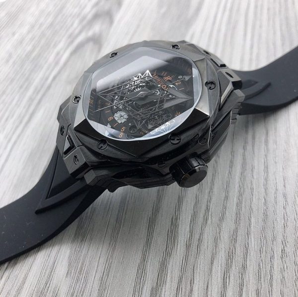 大人気！ウブロ 時計 偽物 ビッグバン ウニコ サンブルーII キングゴールド 世界限定100本 hub99606 - 画像 (6)