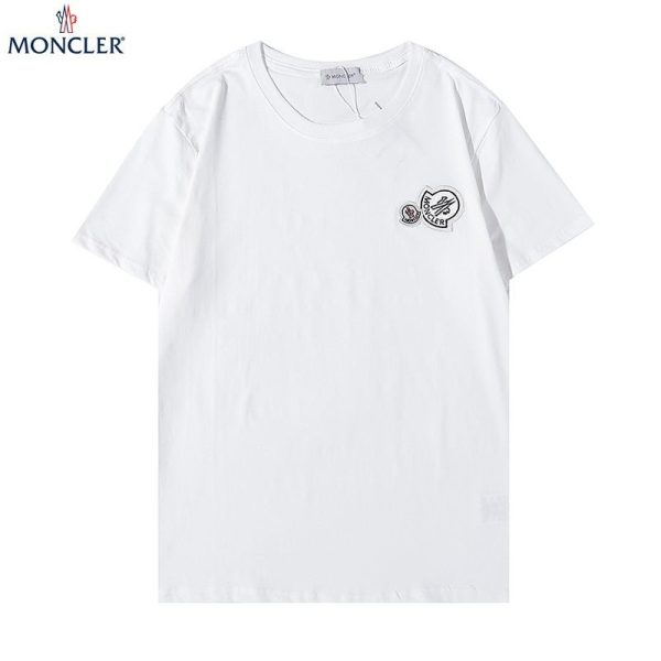 世界中で大人気♪モンクレール ダブルロゴ入りTシャツ 偽物 2色 mok37227 - 画像 (5)