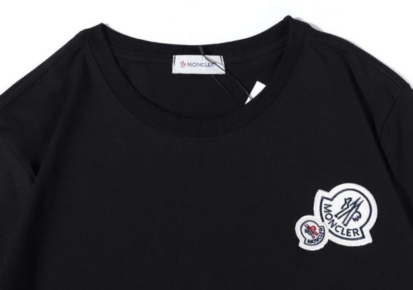 世界中で大人気♪モンクレール ダブルロゴ入りTシャツ 偽物 2色 mok37227 - 画像 (9)