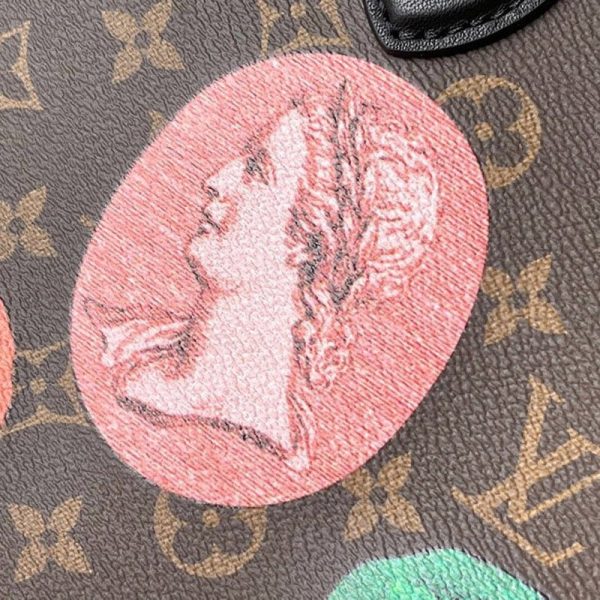 秋冬新作 ​ルイヴィトン オンザゴー MM 偽物 バッグ M59245 トートバッグ モノグラム レザー - 画像 (7)