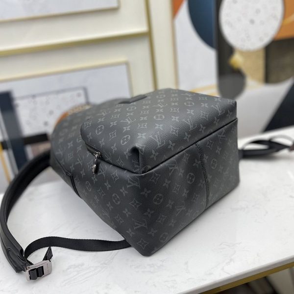 日本未入荷ルイヴィトン エクリプスアポロバックパック 偽物★モノグラム 黒 vuz56077 - 画像 (4)