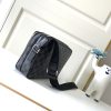送料込ルイヴィトン トロカデロメッセンジャー PM 偽物 ダミエ・グラフィット ショルダーバッグ ダミエ N40087 - 画像 (3)