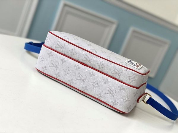 [送料無料]ルイヴィトン x NBA コラボ NIL メッセンジャー コピー ショルダーバッグ★ホワイトモノグラム M85141 - 画像 (4)