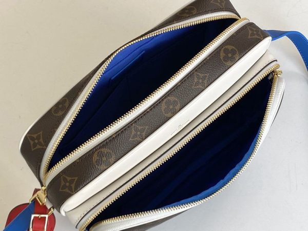 希少色ルイヴィトン x NBA コラボ NIL メッセンジャー 偽物 ショルダーバッグ★モノグラム M85143 - 画像 (8)