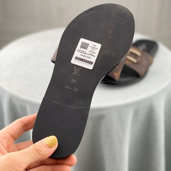 日本未入荷​ルイヴィトン シューズ コピー フラットミュール 茶 ロックイット 1A64MN vuc46816 - 画像 (3)