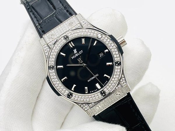 関税なし ウブロ 時計 コピー クラシックフュージョン チタニウム ダイヤモンド hup45452 - 画像 (9)