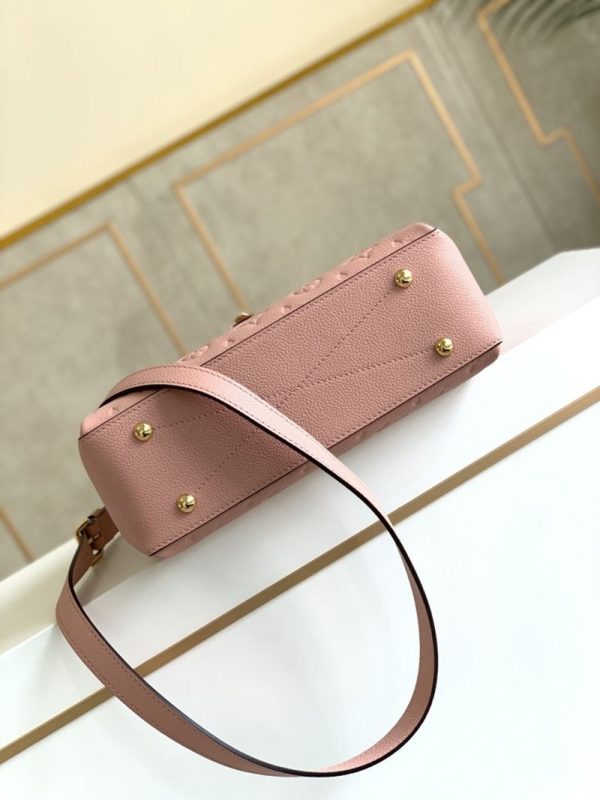 欲しい♡超限定♪ルイヴィトン ジョルジュ BB 偽物 バッグ★2way モノグラム グレインレザー ショルダーバッグ♪ローズプードル M53942 - 画像 (3)