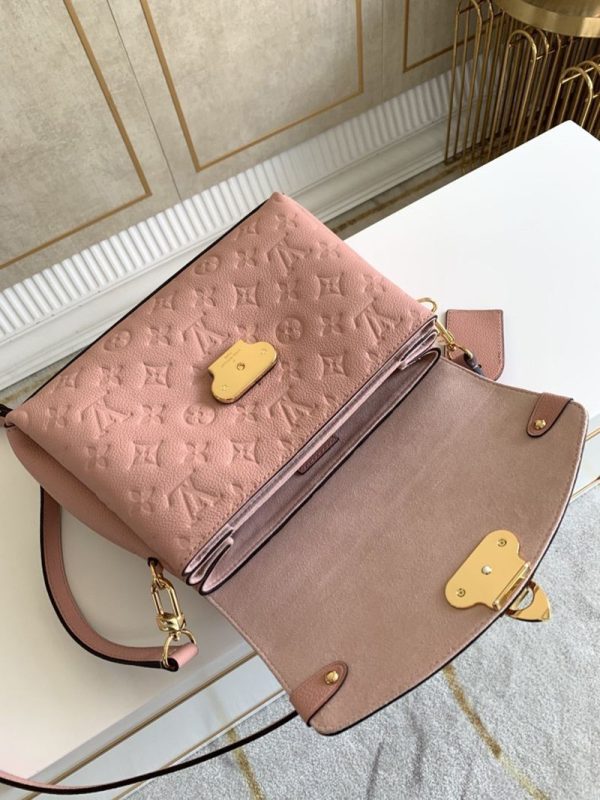 欲しい♡超限定♪ルイヴィトン ジョルジュ BB 偽物 バッグ★2way モノグラム グレインレザー ショルダーバッグ♪ローズプードル M53942 - 画像 (4)