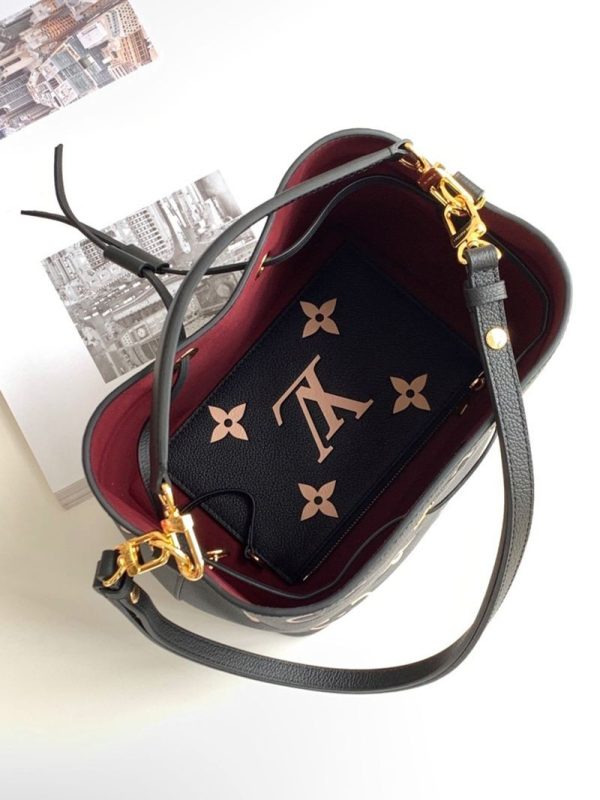 【日本未発売】ルイヴィトン ネオノエ MM 偽物 バッグ★バイカラー モノグラム ブラック ベージュ M45497 - 画像 (7)