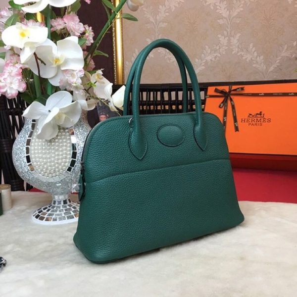 日本未入荷 エルメス ボリード31偽物 エトープ シルバー金具 erz86493 - 画像 (2)