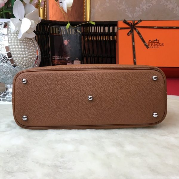 春もの新作 エルメス ボリード27 エトープ 偽物シルバー金具 erz05779 - 画像 (5)
