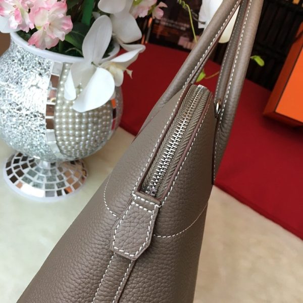 希少色 エルメスコピー ボリード27 エトープ シルバー金具 ery11384 - 画像 (5)