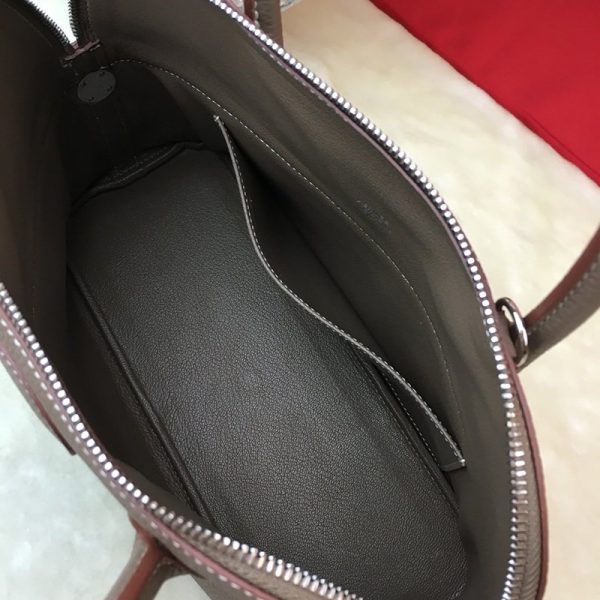 希少色 エルメスコピー ボリード27 エトープ シルバー金具 ery11384 - 画像 (6)