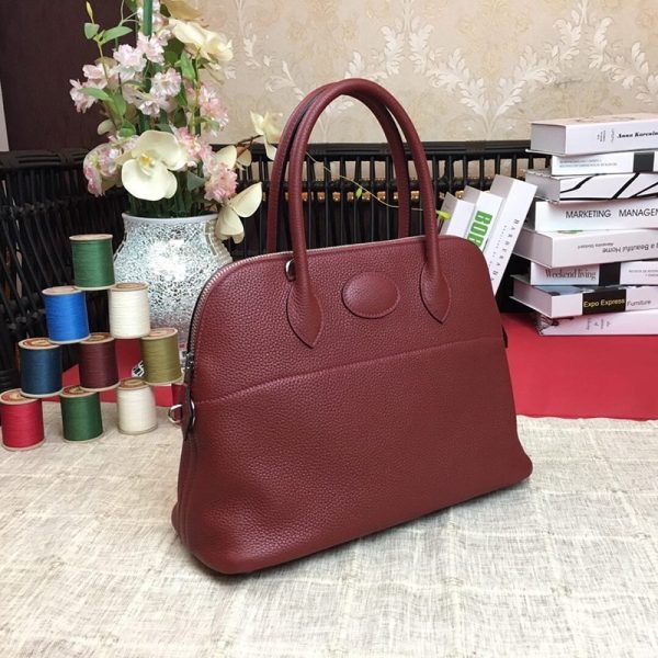 定番 エルメス ボリード31 偽物 エトープ シルバー金具 ero80369 - 画像 (2)
