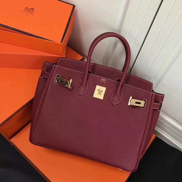 大人気！エルメス バーキン 偽物トゴ ゴールド金具 ery28008 - 画像 (3)