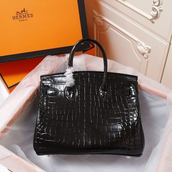 欲しい♡超限定♪ エルメス バーキン30 バーキン35 ポロサス 偽物クロコダイル ニロティカス ero95836 - 画像 (5)