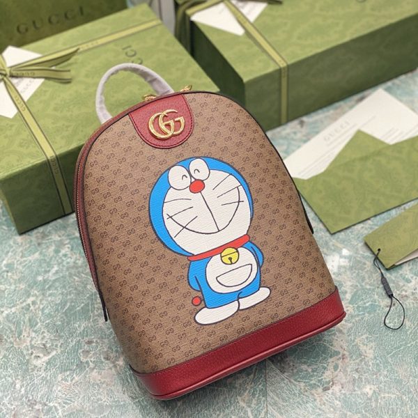 限定コラボ♪【ドラえもん x グッチ】スモール バックパック偽物☆647816 2VOAG 8595 - 画像 (8)