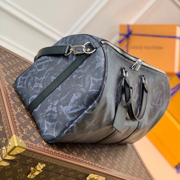 【21SS】ルイヴィトン ボストンバッグ 偽物 キーポール 50 バンドリエール M57278 - 画像 (4)