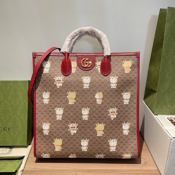 超レア【グッチ 】牛ドラえもん x グッチ トートバッグコピー 654345 2TTAG 9795 - 画像 (2)
