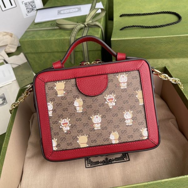 グッチ×ドラえもん★入手困難！牛丑 ミニショルダーバッグ偽物655596 2TVAG 9795 - 画像 (2)