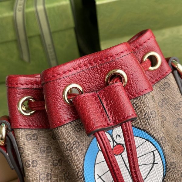 ★日本!!人気！ドラえもんxグッチ★GGロゴミニバケツバッグコピー グッチ ドラえもん guf08986 - 画像 (6)