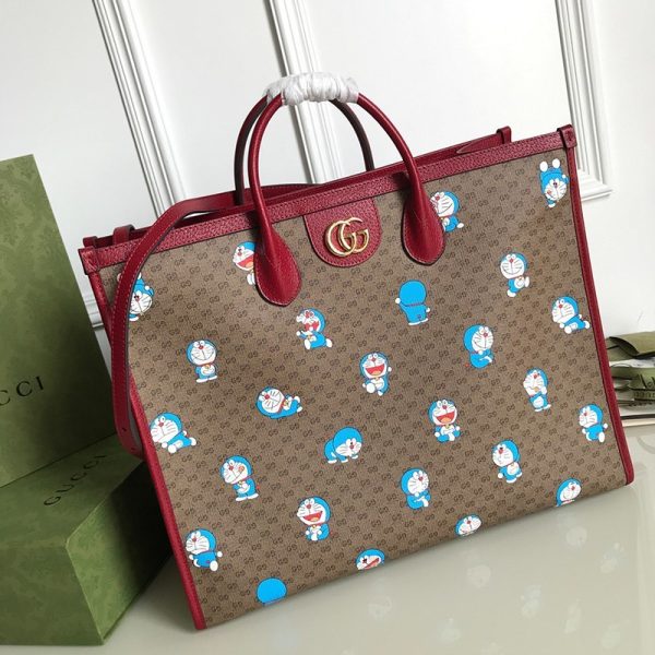 限定！コラボ★グッチ×ドラえもん トートバッグコピー 653952 2TJAG 8580 - 画像 (2)
