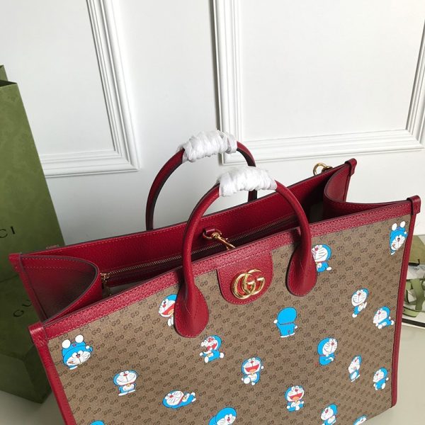 限定！コラボ★グッチ×ドラえもん トートバッグコピー 653952 2TJAG 8580 - 画像 (8)