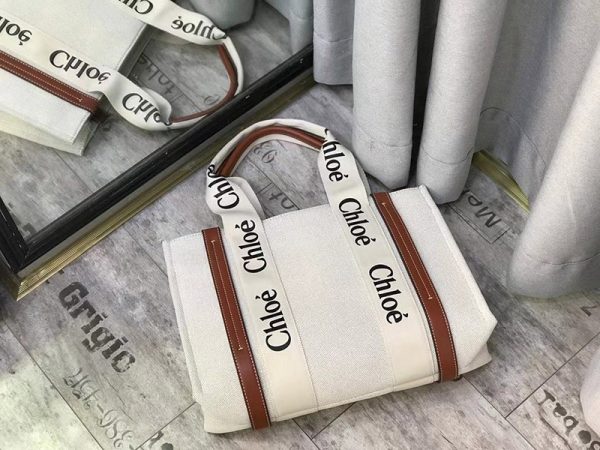 ★関税/送料込★ クロエ ウッディ コピー ミディアム トートバッグ 2モデルサイズ CHC21US383E6690U - 画像 (5)