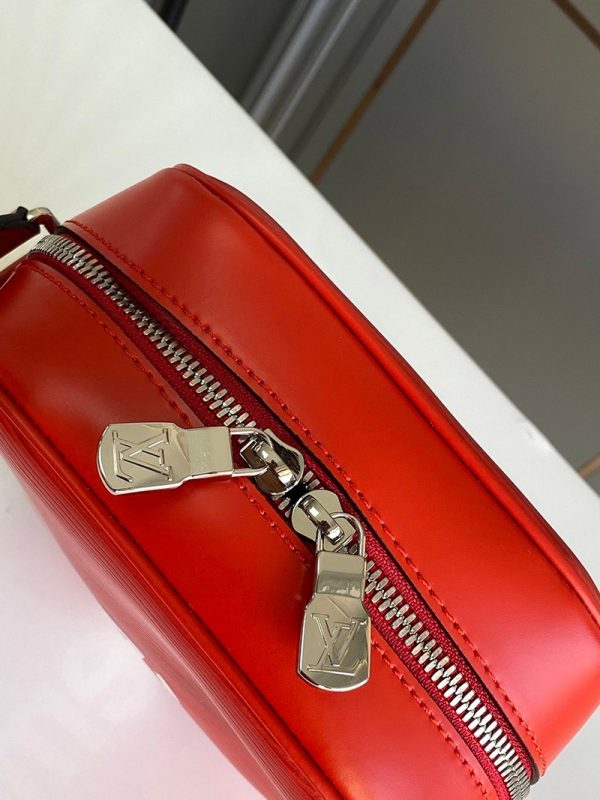 21-22AW 新作 シュプリーム ​ルイヴィトン ショルダーバッグ コピー Leather Danube PM Shoulder Bag Red 赤 vue71778 - 画像 (7)