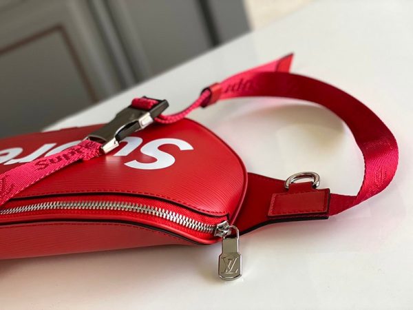 新作 シュプリーム × ルイヴィトン ショルダーバッグ コピー コラボ バムバッグ BUMBAG RED 赤 vur60762 - 画像 (2)