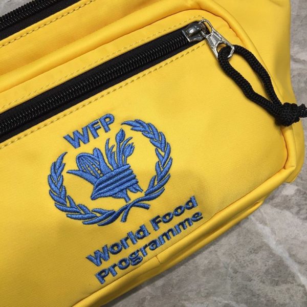 関税なしバレンシアガ ダブルバッグ ベルトバッグ コピー/ボディバッグ WORLD FOOD PROGRAMME/イエロー 539522 - 画像 (3)