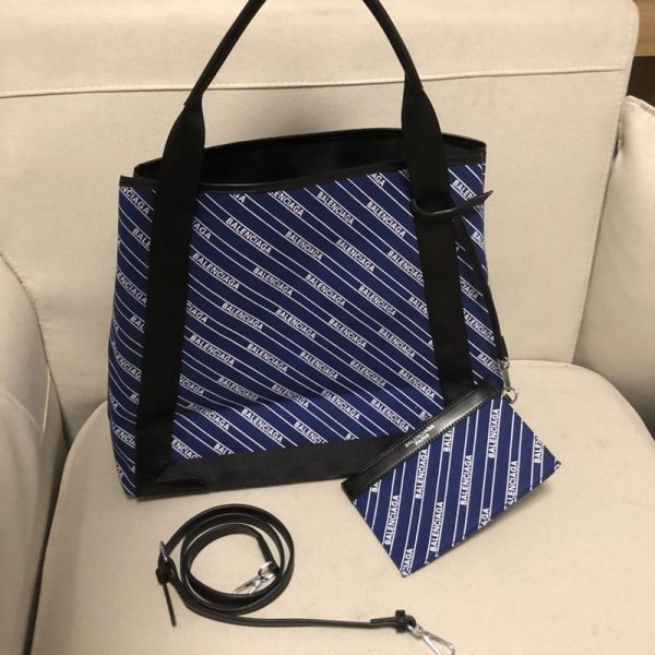 ☆超人気☆バレンシアガ トートバッグ コピー/NAVY CABAS S ネイビーカバス bam92594 - 画像 (8)