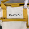 入手困難バレンシアガ ネイビーカバス 偽物 S トート ベージュ×イエロー bau62172 - 画像 (3)