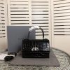 春もの新作【バレンシアガ】シャープ クロコサッチェル 偽物 レザーショルダーXS bam61440 - 画像 (3)