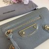 ★関税/送料込★バレンシアガ ラウンドファスナー 偽物 長財布 小銭入れ付き/ネオクラシック グレー bah98470 - 画像 (4)