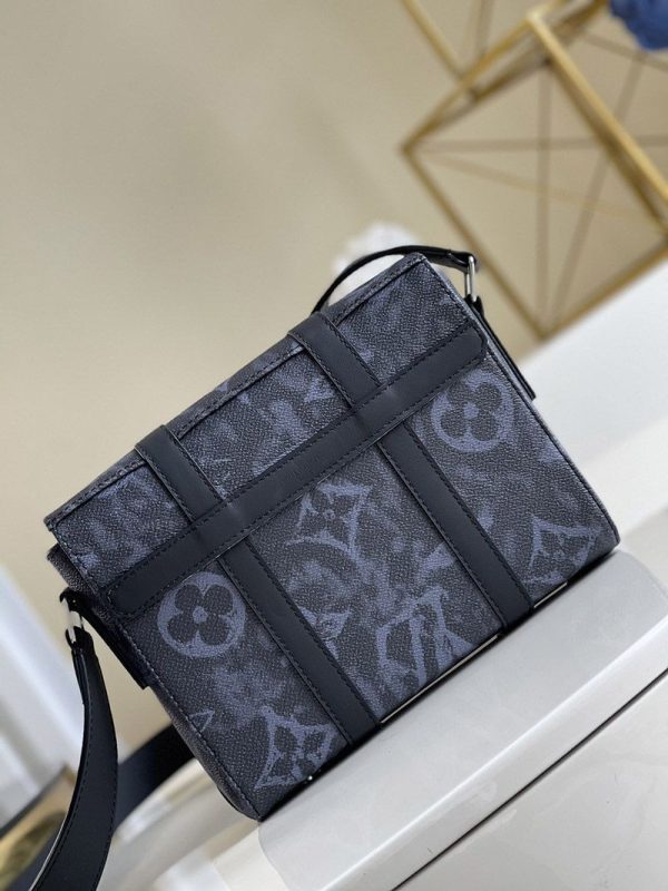 ◆希少◆ ルイヴィトン トランク メッセンジャーバッグ偽物 ブルー M57271 - 画像 (3)