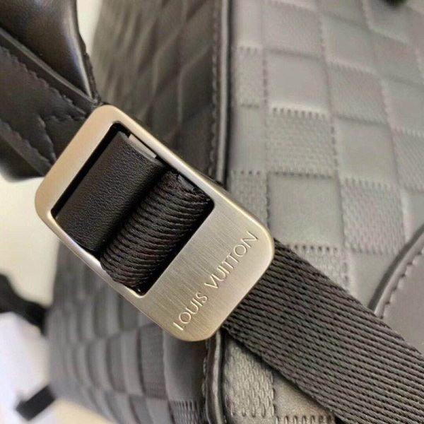 限定【希少】ルイヴィトン キャンパス・バックパック偽物  ダミエ レザー N40094 - 画像 (7)